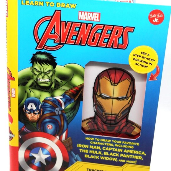 Learn to Draw Marvel Avengers: How To Draw Your Favorite Characters Step by Step - Picture 1 of 7